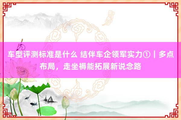 车型评测标准是什么 结伴车企领军实力①｜多点布局，走坐褥能拓展新说念路